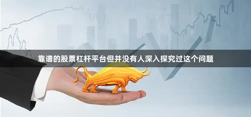 靠谱的股票杠杆平台但并没有人深入探究过这个问题