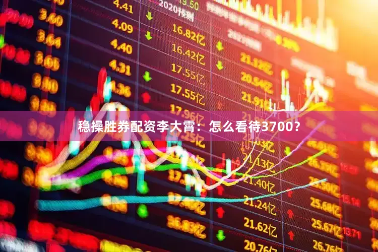 稳操胜券配资李大霄：怎么看待3700？