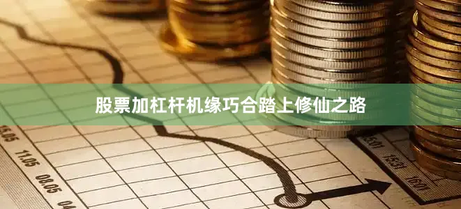 股票加杠杆机缘巧合踏上修仙之路